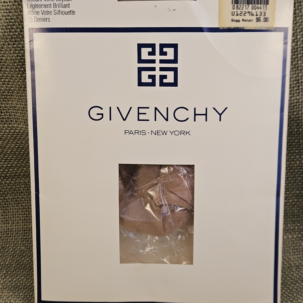 Vintage 1988 Body Gleamers Givenchy Sheer Hosiery Pale Gold Size A Read